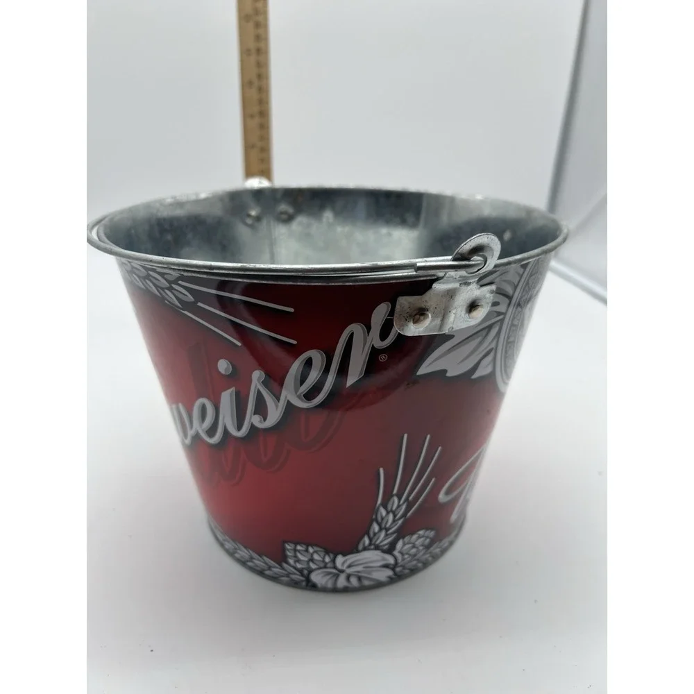 Budweiser‎ Beer 5 Qt Ice Pail For Drinks Beer Bottles Cans